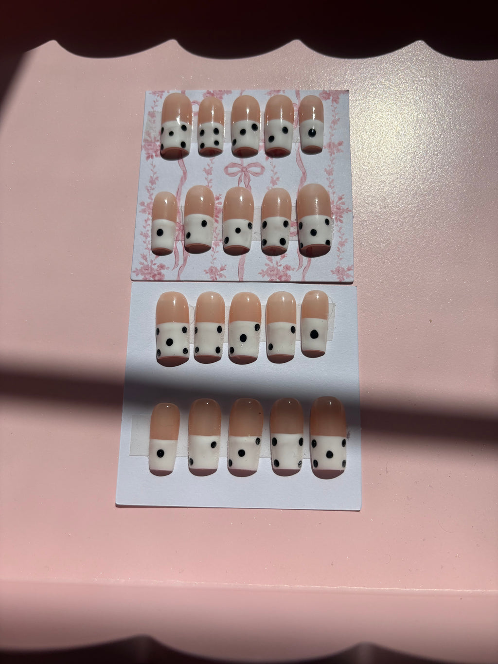 Domino/Dice nails
