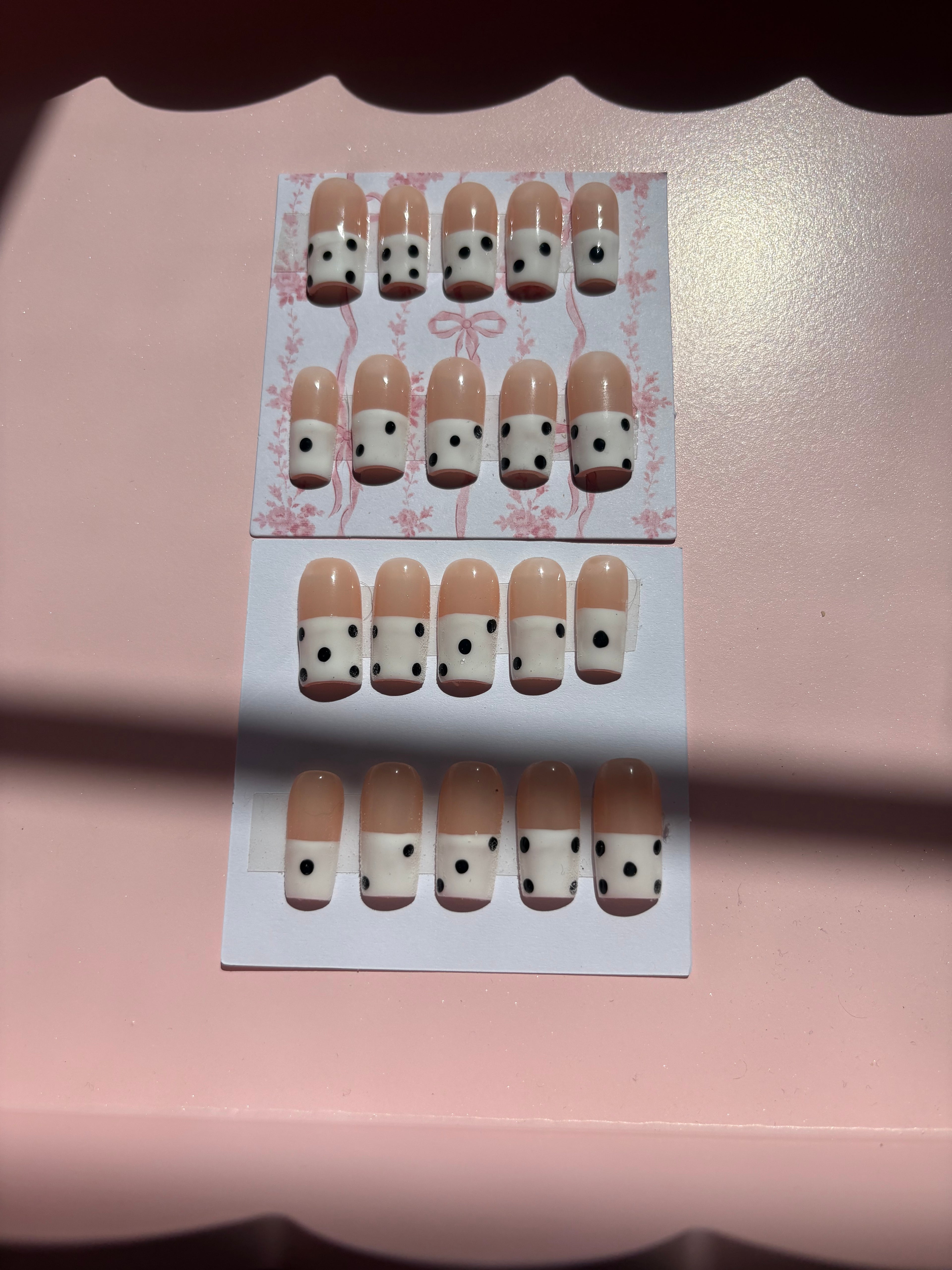 Domino/Dice nails