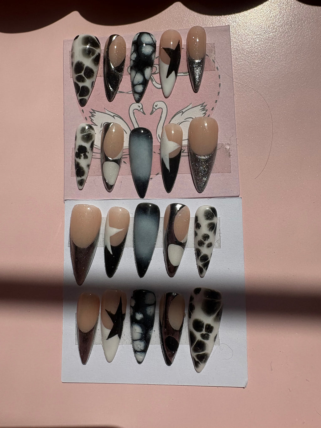 Cyber gothic nails