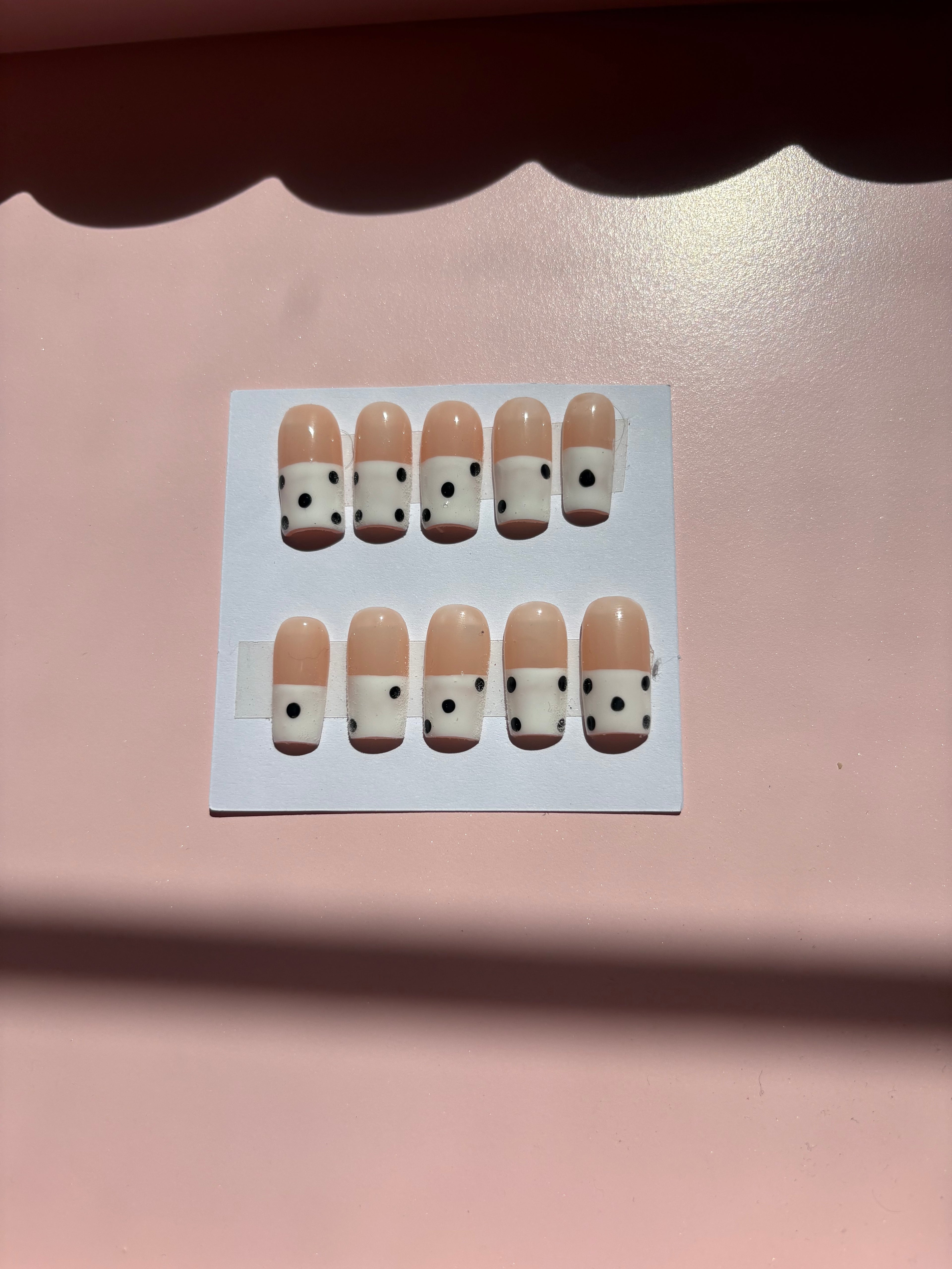 Domino/Dice nails